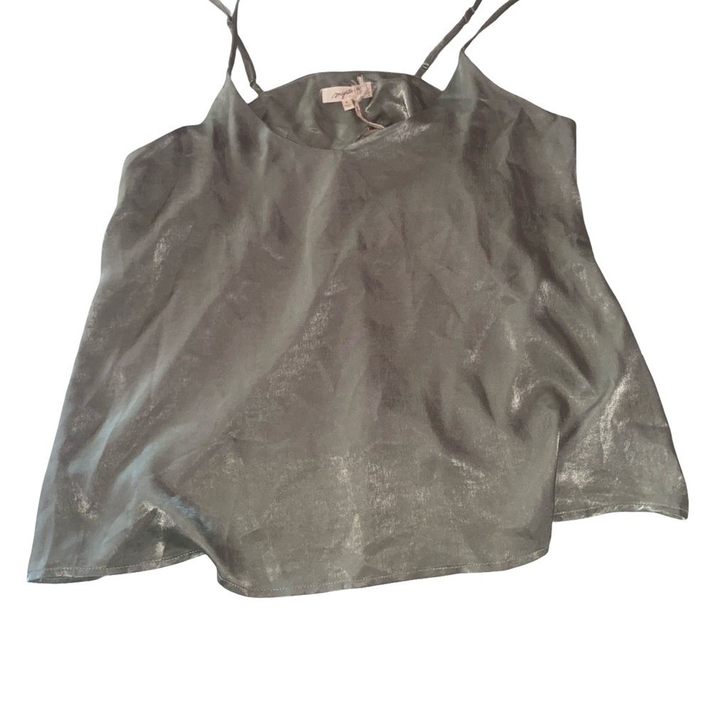 Sage Green Satin Cami